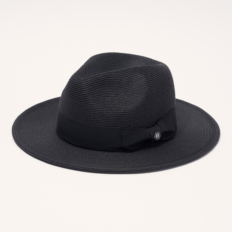 The Amari Bowtie Hat // Black (Small)
