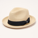 The Genoa Bowtie Hat // Beige (Small)