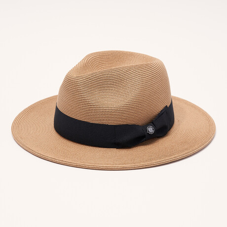 The Amari Bowtie Hat // Brown (Small)