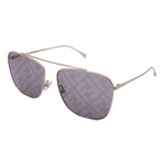 Fendi // Men's 406-S-2F7 Sunglasses // Gold + Gray