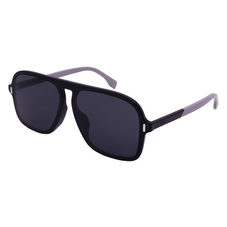 Fendi // Men's M0066-F-S-807 Sunglasses // Black + Gray