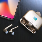 Rush Charge Buds // Gold (Apple Lightning)