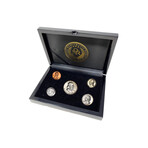 Vintage U.S. Silver 5-Coin Proof Set // Choose Your Year // 1954 to 1964 // Wood Presentation Box (1954)