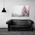 Snow Covered Trees (8"H x 12"W x 0.75"D)