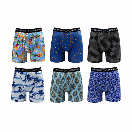 Monk Boxer Brief // Pack of 6 // Multicolor (S)
