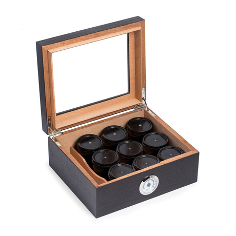 Tobacco Humidor (3 Canisters)