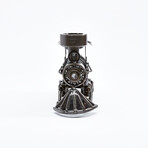 Rustic Locomotive Auto Part Sculpture11 Inch