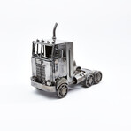 Rustic Truck Cab Recycled Metal Sculpture