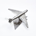 Airline Recycled Metal Auto Part Sculpture