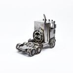 Rustic Truck Cab Recycled Metal Sculpture