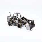 Rustic Loader Recycled Auto Parts Sculpture