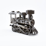 Rustic Locomotive Auto Part Sculpture11 Inch