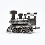 Rustic Locomotive Auto Part Sculpture11 Inch