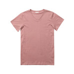 V-Neck T-Shirt // Rosewood (M)