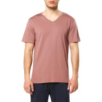 V-Neck T-Shirt // Rosewood (L)