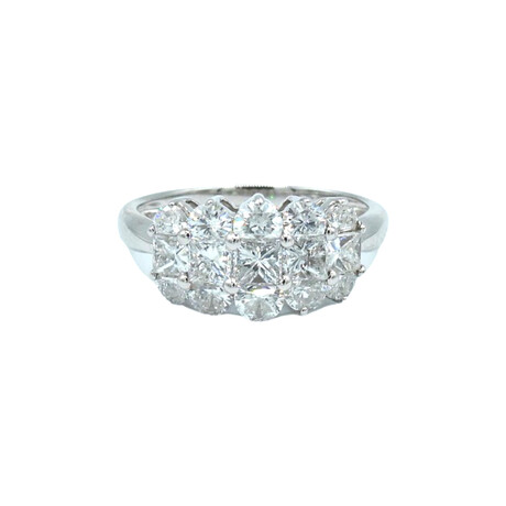 18K White Gold Diamond Ring // Ring Size: 6 // Pre-Owned