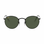 Unisex Legend Round Sunglasses // Black + Green