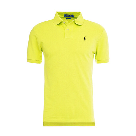 Mesh Polo Shirt // Beach Lemon (S)