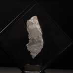 Campo del Cielo Meteorite // Black Acrylic Display
