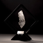Campo del Cielo Meteorite // Black Acrylic Display