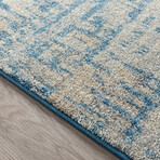 Addison Plano Abstract Stripes Blue (3’3" x 5’3" Area Rug)