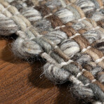 Addison Harrison Mushroom Casual Natural Wool (2' x 3' Accent Rug)