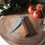 Adventure Chef Folding Chef's Knife // Carbonized Maple // 6"