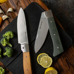 Adventure Chef Folding Chef's Knife // Linen // 6"