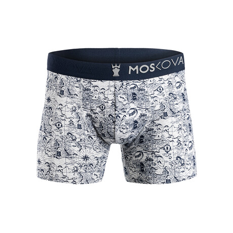 M2 Cotton Boxer // Regular Inseam // Map Gray (XS)