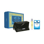 Versace // Men's Eau Fraiche Eau De Toilette Spray 3.3oz // Eau Fraiche Eau De Toilette Spray 0.3oz // Pouch Gift Set