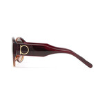 Ferragamo // Women's // Sunglasses SF947SA/212 // Wine Caramel
