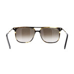 Men's SF966S Sunglasses // Striped Khaki