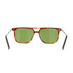 Men's SF966S Sunglasses // Striped Brown