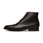 Captoe Derby Leather Boots // Black (US: 9)