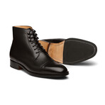 Captoe Derby Leather Boots // Black (US: 10)