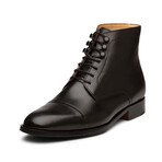 Captoe Derby Leather Boots // Black (US: 9.5)