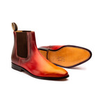 Chelsea Boots // Orange + Red (US: 10)