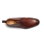 Grain Leather Chukka Boots // Burgundy (US: 9.5)