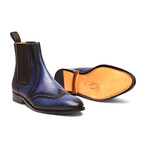 Wingtip Chelsea Brogue Boot // Blue (US: 10)