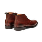 Grain Leather Chukka Boots // Burgundy (US: 6.5)