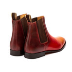 Chelsea Boots // Orange + Red (US: 10)