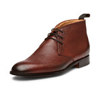 Grain Leather Chukka Boots // Burgundy (US: 6)