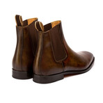 Chelsea Boots // Green + Brown (US: 10.5)