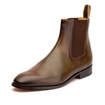 Chelsea Boots // Green + Brown (US: 14)