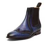 Wingtip Chelsea Brogue Boot // Blue (US: 6)