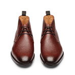 Grain Leather Chukka Boots // Burgundy (US: 6)