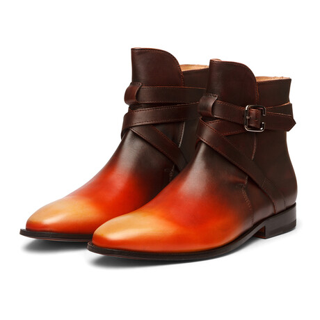 Jodhpur Boots // Orange + Red (US: 6)