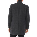 Appalachian Overcoat // Checked Anthracite (Small)