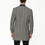 Appalachian Overcoat // Checked Gray (Large)