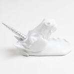 The Binx Mini Unicorn Wall Sculpture (Black/Gold)